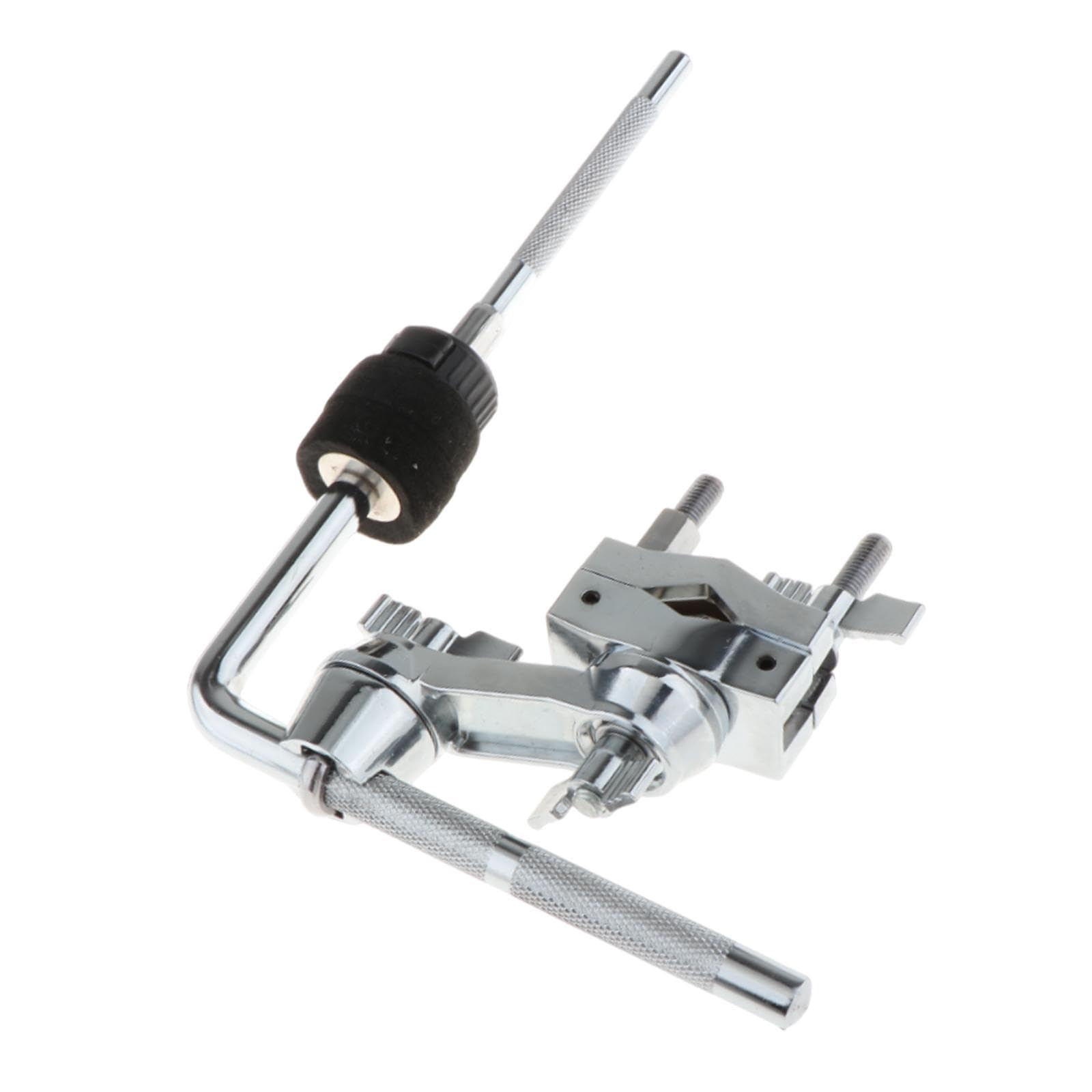 Jojomis Soporte de extensión de brazo para platillos de tambor, soporte ligero y portátil para platillos de metal resistente, accesorio de soporte de tambor para instrumentos de percusión, estudiantes