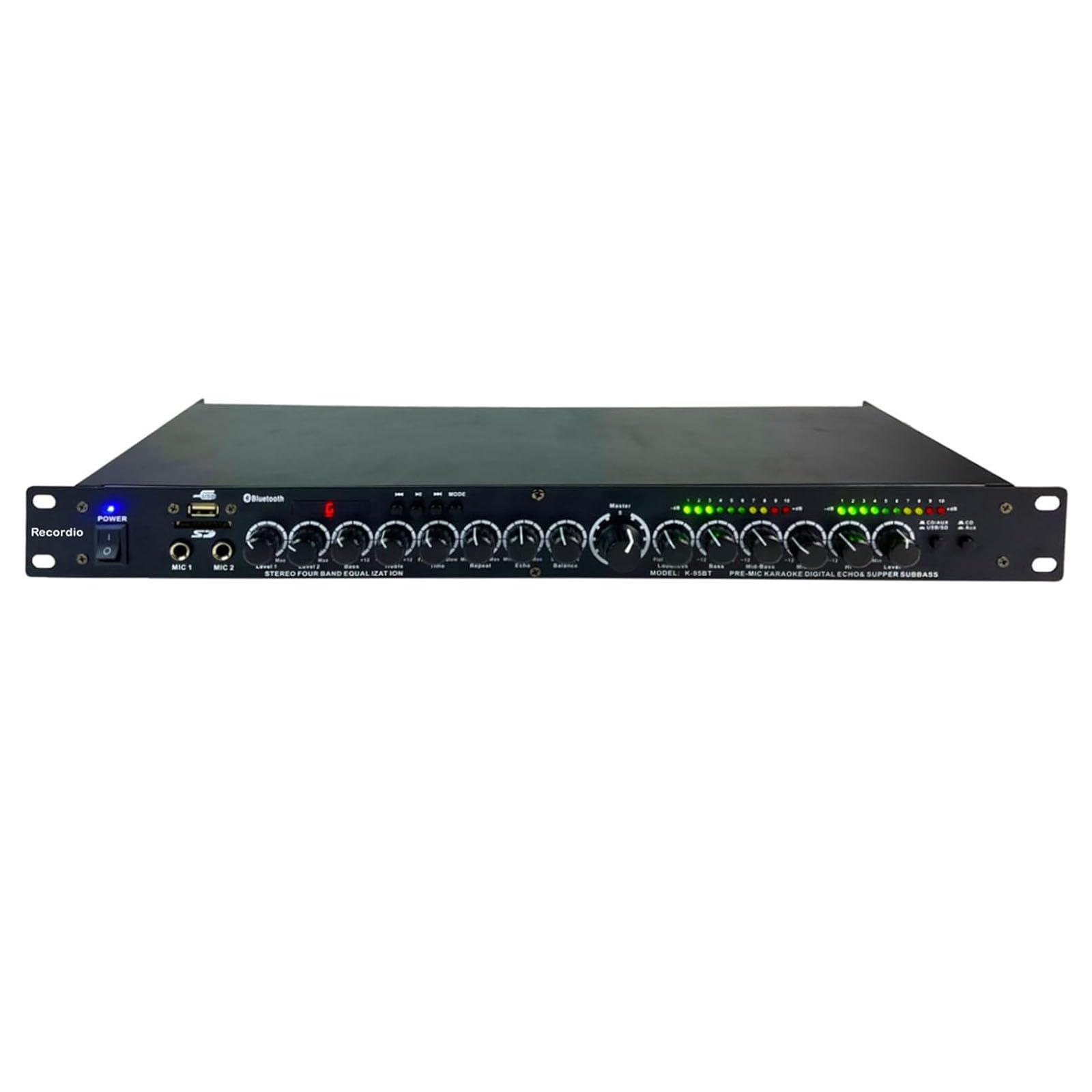 Dispositivo Numerico Professionale di Precondizionamento, Audio a Processore Multieffetto di Riverbero Digitale, Preamplificatore di Preamplificazione, Gamma di Frequenza 20Hz-20kHz