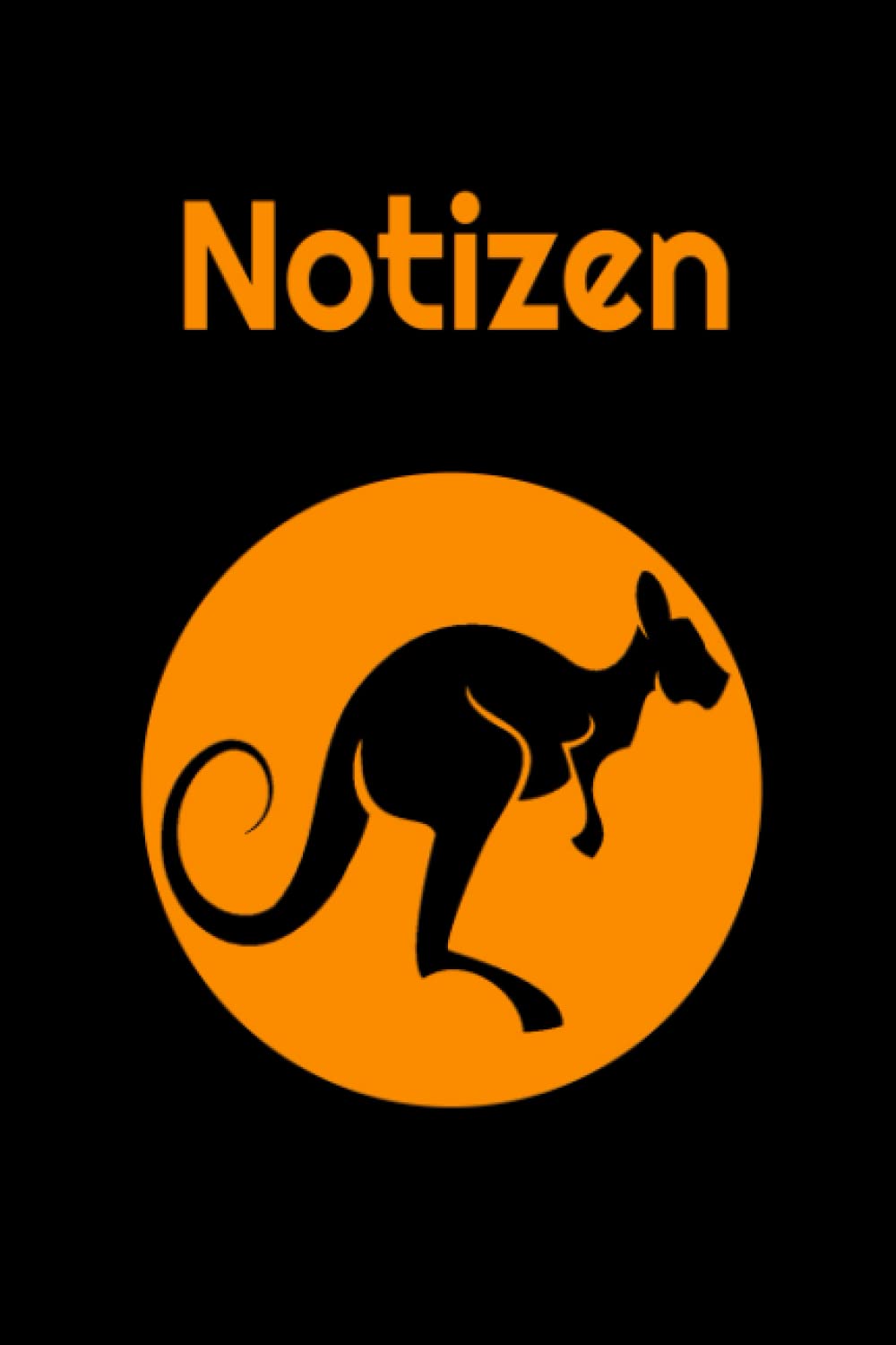 Känguruh Notizbuch 6x9 College liniert: Känguruh Notizbuch 6x9 College liniert 140 Seiten