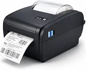 Impressora Térmica de Etiquetas 100x150 Sem Tinta para Envios, Código de Barras, Mercado Livre, Shopee, Amazon Bluetooth Android IOS