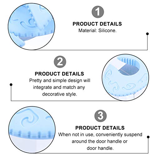 EXCEART 2 Peças de Proteção de Aperto de Porta de Silicone para Proteção de Bebôs de Proteção de Mão