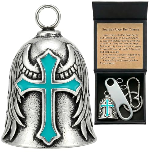 Image of Motorcycle Bell Guardian Angel Gremlin Lucky Charm Gift For Riders