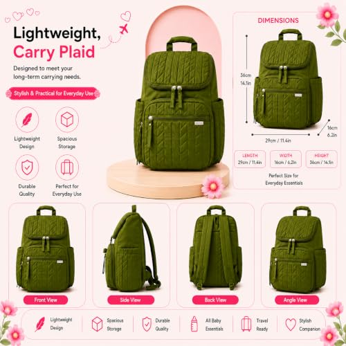 Image of Baby Diaper Bag | Diaper Bag for Mothers For Travel | Baby Bags For Mothers Carry | Baby Diaper Bag For Mother For Travelling | Mommy hand Tote Sling Lugguage diapers Handbags with Changing Mat