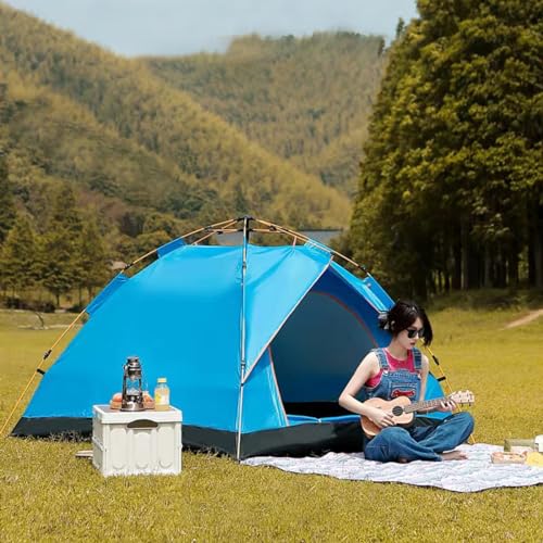 Carpa automática pop up para camping familiar 4-5 personas miniatura 1