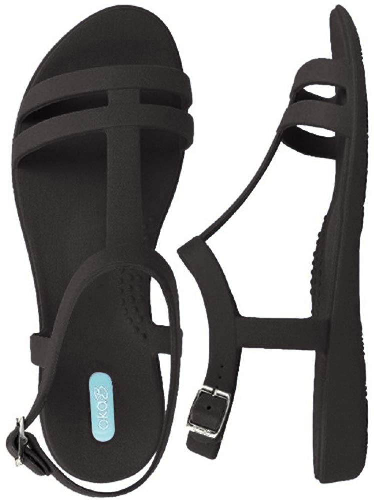 Oka-B Women's Morgan Flat Sandal with Straps
