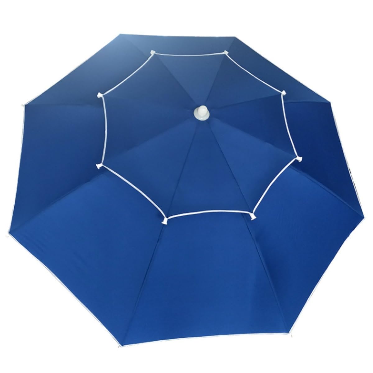 Parasole Parasol Przeciwsłoneczny Z Podwójną Warstwą Włókna, Parasol Plażowy, Parasol Do Użytku Zewnętrznego, Komercyjny, Narzędziowy Parasol Ogrodowy(Blue)