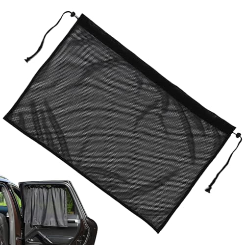 Acunny - Protección solar para ventanas de coche, tela transpirable de malla antirrayos UV, protección solar para siestas, cambio de ropa y camping en vehículo