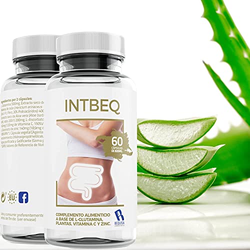 Pastillas para el estreñimiento - Detox con Aloe Vera -Con l-glutamina, vitamina C y Aloe Vera- Regula tú sistema digestivo, Favorece el Tránsito Intestinal -QUALNAT