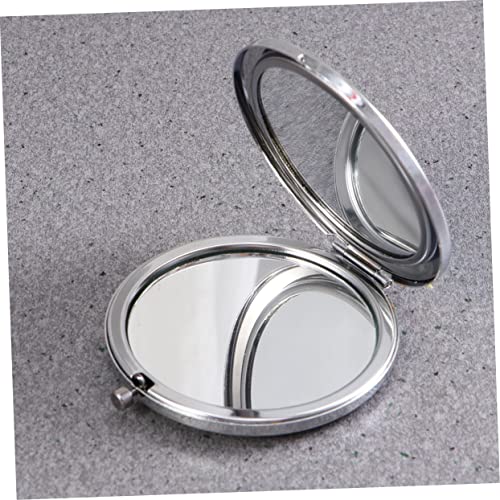 Espejo compacto redondo doble cara Baluue para maquillaje miniatura 7