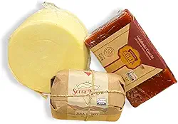 Kit Mineirinho Queijo Minas Meia Cura 850g + Goiabada Cascão Zélia 500g + Bala de Doce de Leite 400g - Sabores Tradicionais de Minas Gerais, Perfeito para Presentear, Mesas Gourmet e Acompanhar Cafés