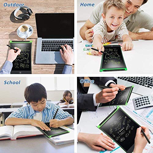 Image of Syga LCD Writing Tablet 8.5inch Colorful Doodle & Scribbler Boards, Lightly Learning Toys Drawing Pads for for Kids and Adults at Home,School or Travel (Blue)