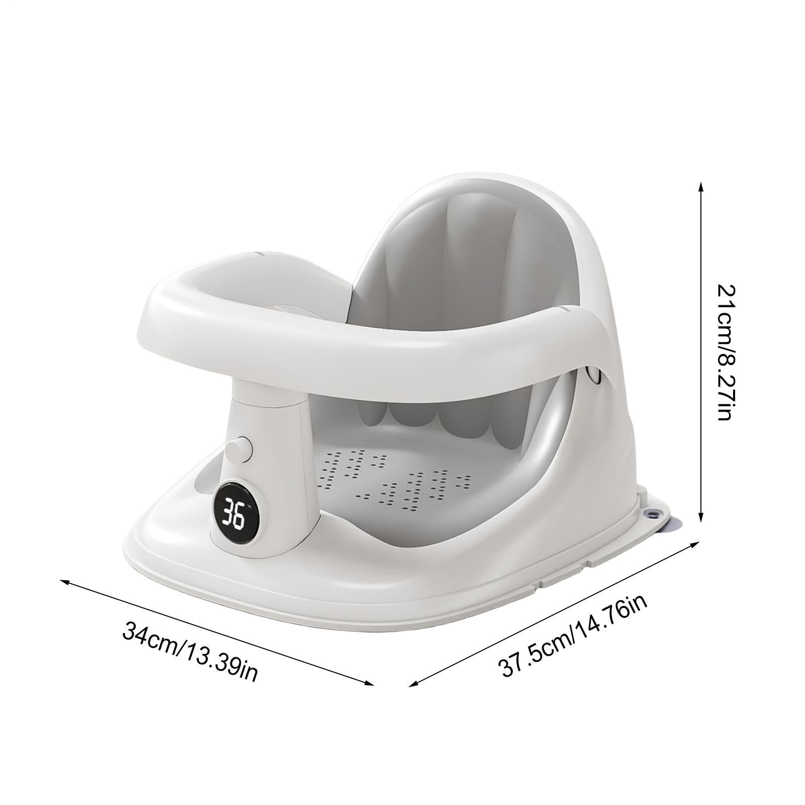 Seggiolino da bagno con , supporto per lo schienale, 34 cm, età 6-24