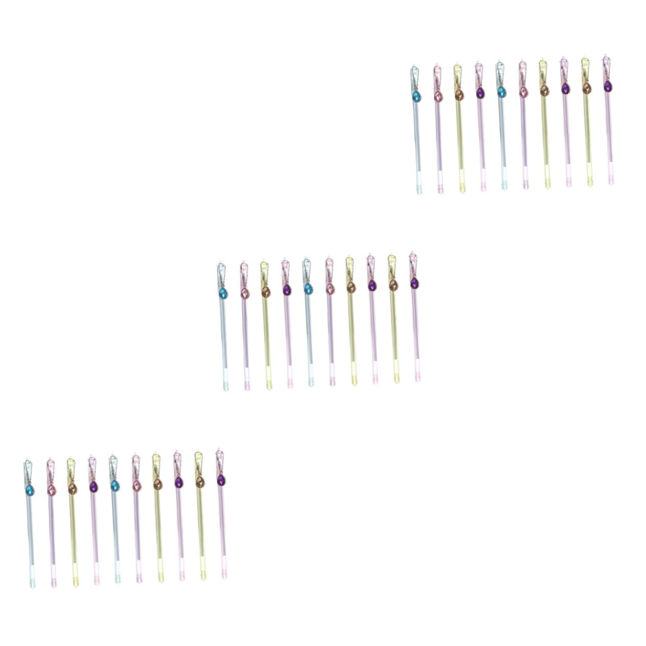 LALAFINA 30pezzi Penna Gel Creativa Per Studenti Stile Misto Design Accattivante e Comfort Di Scrittura Per Scuola e Ufficio