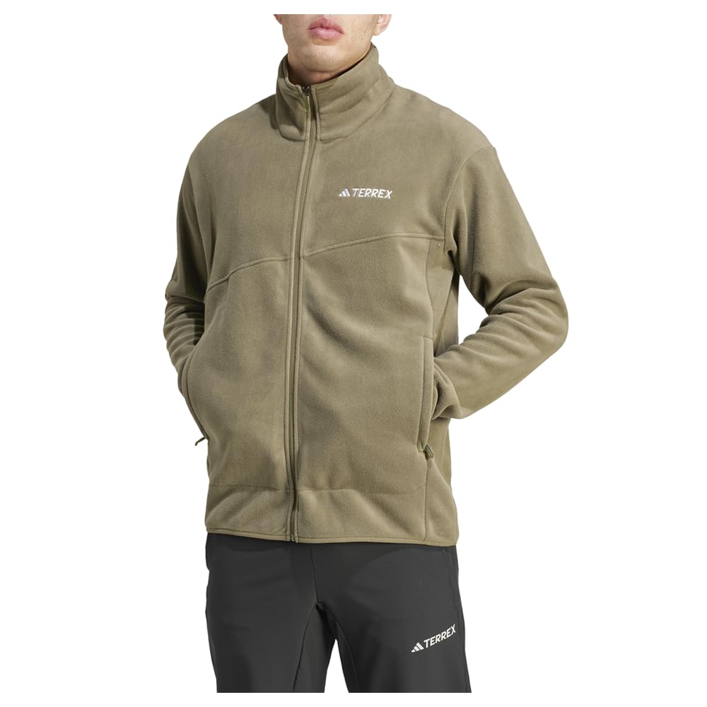 adidas Men's Terrex Multi Full-Zip Fleece Hiking Jacket