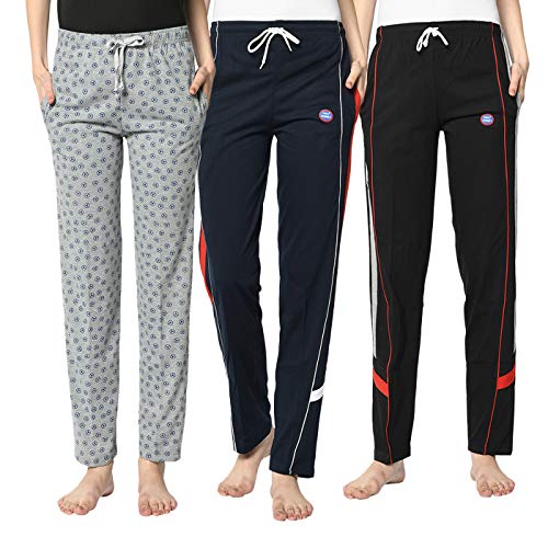 Image of Mack Jonney Women's Cotton | Lower |Casual Style Pajama |Lounge Pant for Women (Pack of 3)-Vj-Mtp-Group18