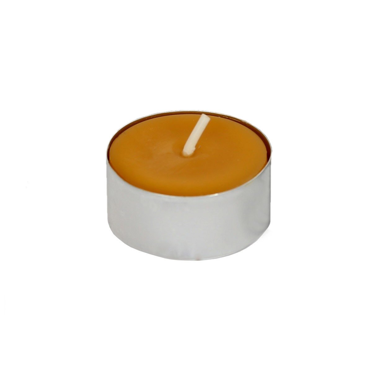 Bienenwachs Teelichter 100% naturrein 38mm, natürliche Duftkerzen, Baumwoll Docht, ca. 3,5h Brenndauer, Made in Germany, Set Auswahl