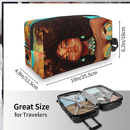 Travel Luggage Cover Suitcase Protector African American Woman Elastic Protective Washable Luggage Cover Anti-Scratch Suitcase Cover For 18-32 Inch -S3