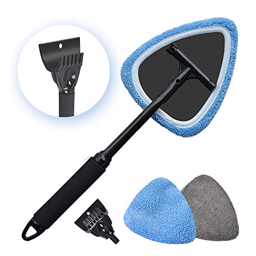 AutoEC Car Window Glass Cleaner Wand Windshield Interior Cleaning Tool