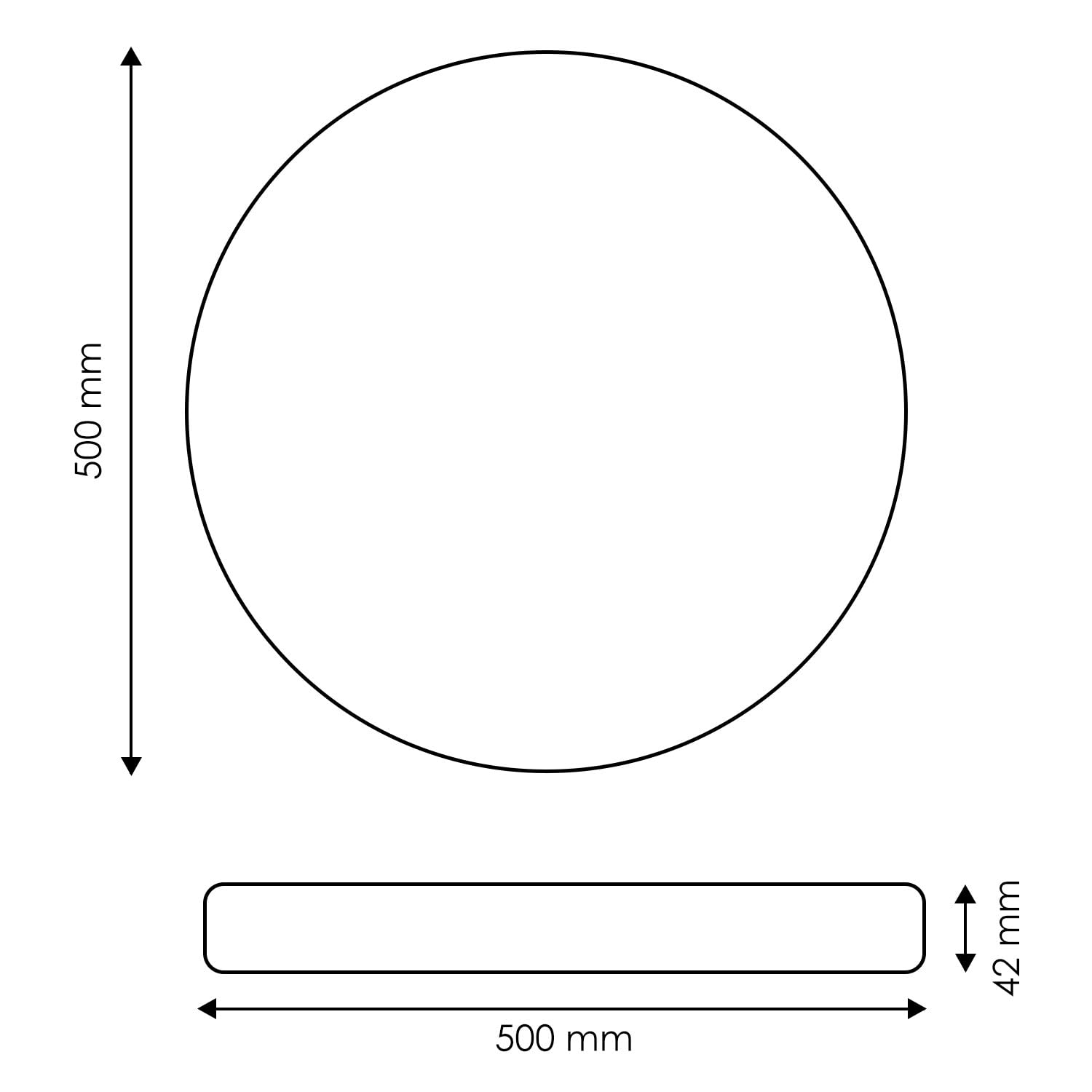 M Ledme - Lampa sufitowa LED Neox 50 W z drewna, temperatura barwowa CCT, idealna do kuchni, na balkon i do sypialni.