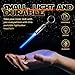 LIGHTSABER KEYCHAIN LIGHT UP LED STAR WAR Glowing Light Saber Key Chain Lightup Sabers 8 COLOR MODES: Green, Blue, Red, Baby Blue, Pink, Yellow, White, Rainbow - 1 PACK