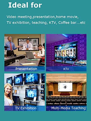 Image of MT-VIKI HDMI Splitter 1 in 2 Out, 4K HDMI Splitter for Dual Displays, Powered HDMI Duplicator with Power Adapter, Supports 4K@30Hz 1080P 3D for TV Monitor Projector 【Only Mirror Two Monitor】