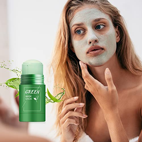 Navabelle Green Tea Mask Stick, Premium Blackhead Remover Stick, Green Mask Stick For Blackheads, Green Tea Mask For Deep Pore Cleansing And Moisturizing, Skin Brightening For All Skin Types (2Pcs) #TOP1