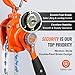 VEVOR Manual Lever Chain Hoist, 1/2 Ton 1100 lbs Capacity 10 FT Come Along, G80 Galvanized Carbon Steel with Weston Double-Pawl Brake, Auto Chain Leading & 360° Rotation Hook, for Garage Factory Dock