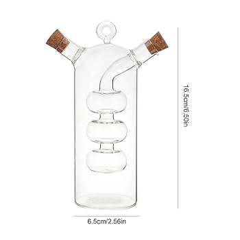 Amazon｜Milageto ガラスオイルボトル、キッチン用注ぎ