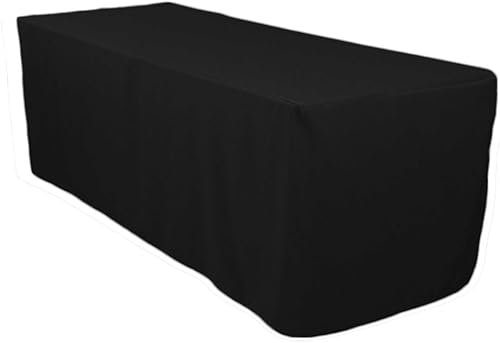 Miniatura 8 de Surmente - Mantel rectangular de poliéster para mesas de bodas, banquetes o restaurantes, de 180 cm
