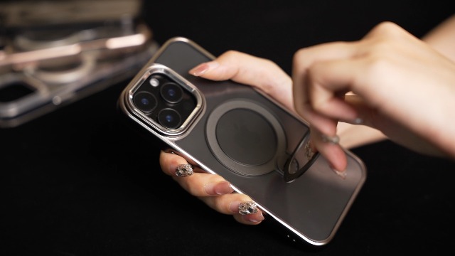 Amazon.co.jp: 【透き通る上質感・多機能360°回転スタンド】KMAMBNG