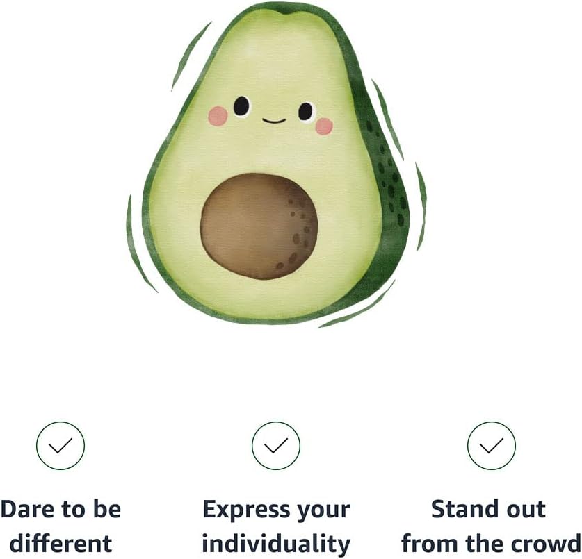 Cute Avocado Kids' T-Shirt - Fruit T-Shirt - Cartoon Tee Shirt for Kids