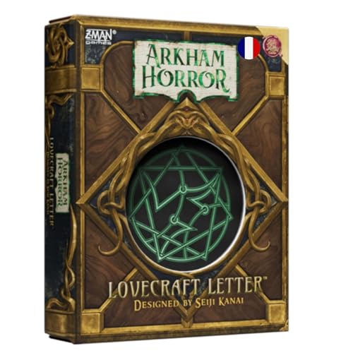 Asmodee - Horreur A Arkham - Lovecraft Letter - Jeu de Cartes basé sur Love Letter - Jeu de...