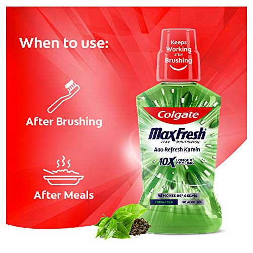 Colgate Plax Fresh Tea Mouthwash - 500 Ml #TOP6