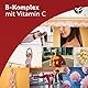 Vitamin B Komplex Hochdosiert mit Vitamin C, 365 B Komplex Vegane Tabletten mit alle 8 B-Vitaminen, Vitamin B12 hochdosiert + B1-B2-B3-B5-B6 Biotin Reduziert Müdigkeit & Erschöpfung (EFSA) - Nutravita