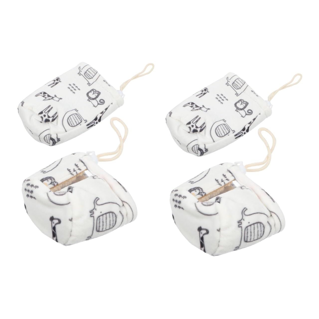 Toyvian 4pezzi Manicotti Decorativi Per Biberon Coperture Antisgocciolamento Per Manicotti Per Bottiglie Lavabili e Riutilizzabili Protezione Da Urti e Danni