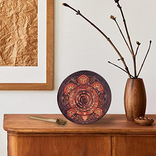 LIOONS Creative Shaman Drum 10 Inch Tambor Hechicero Sonoro Tambor Hecho a Mano para Amantes de la Música Tambor de Lengua para Adultos miniatura 3