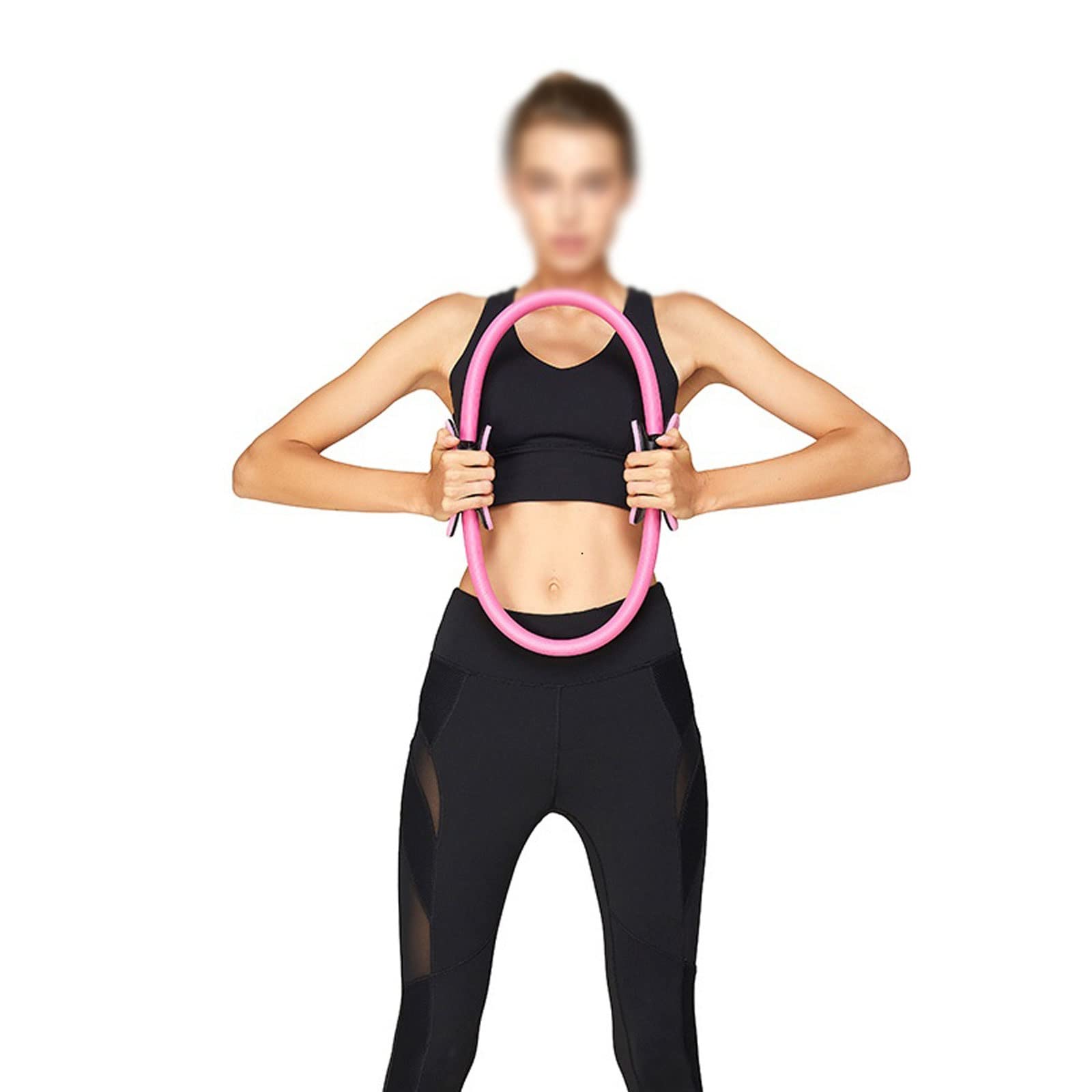 JINGYAN Pilates Fitness Circles Yoga Ring Kit Professional Pilates Muscle Exercise Magic Circle Wrap Slimming Body Building Fitness Accessories