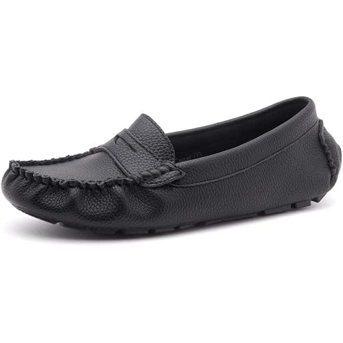 Herstyle Canal Women's Casual Bowknot Penny Loafers Moccasins Driving Shoes Slip on Flat Boat Shoes