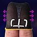 3 Pair Black Patterns Gaming Finger Sleeves, Game Fingertip Gloves for Sweatproof Anti-Slip Finger Sleeve, Finger Sleeves Mobile Gaming Finger Gloves, Thumb GR9l5 Gloves for Mobile Cell Phone Gaming
