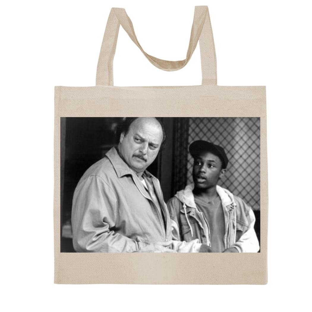 FC Carino Dennis Franz - A Nice Graphic Cotton Canvas Tote Bag FCA #FCAG724601, Natural, 15X16