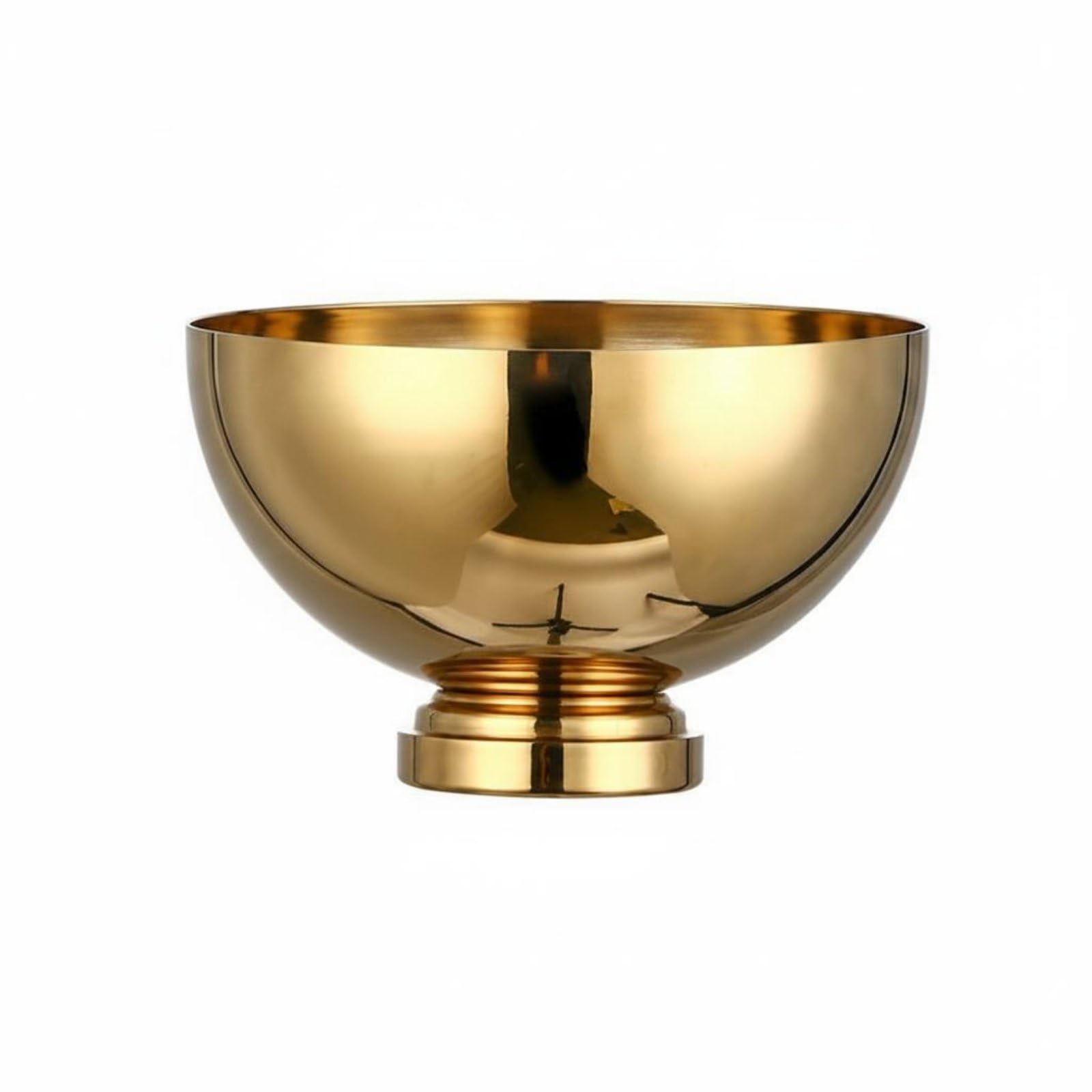 Seau à Champagne Seau à Glace Bassine à Boissons Rafraîchisseur à Vin en Acier Inoxydable à Grande avec Pédestal Stable Intérieur Lisse Facile, Or, size to 1