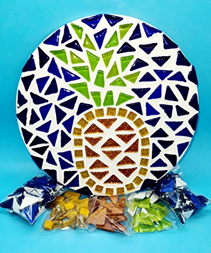 Mosaic Kits for Adults DIY Kits for Adults Trivets for Hot Pots and Pans Adult Craft Kit (Pineapple) - Thumbnail 4