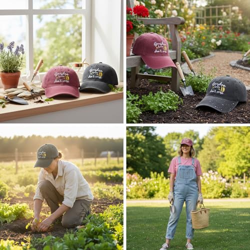 Gorros de jardinería para mujer y hombre, 2 unidades miniatura 5