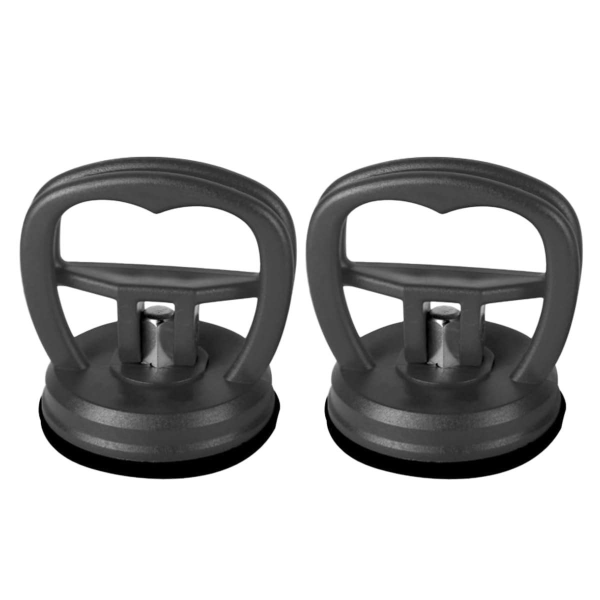 2PCS Car Dent Puller Kit Handle Lifter, Car Dent Puller Remover Tool, Powerful Suction Cup for Car Dent Repair, Glass and Tiles Lifting, and Objects Moving, Suitable for Most Car Models (Black)