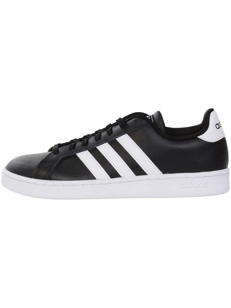 adidas Men's Grand Court Trainers, Black, 9.5 US