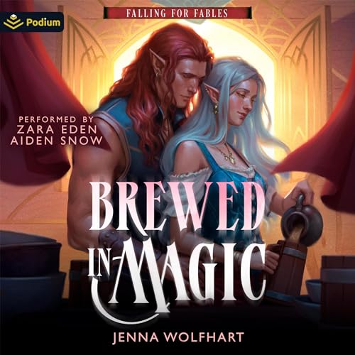 Brewed in Magic Audiolivro Por Jenna Wolfhart capa