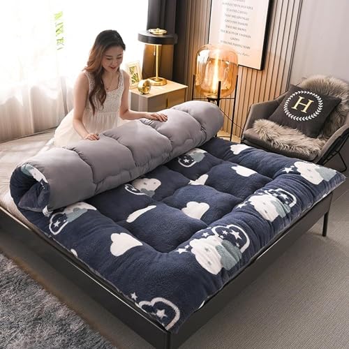 Opiniones y reviews de Estructuras para futones los mejores 10. 47 Colchón Japonés, Futón Extra Grueso Y Esponjoso, Futón Tamaño Queen/King, Cama Plegable para Invitados, Colchón Suave para Sofá, Colchoneta Enrollable, Portátil para Viajes...