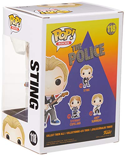 Funko Figurines Pop! Vinyle: Musique: The Police – Sting Multicolore Standard - Les Beatles, Paul McCartney, John Lennon, RIngo Starr, George Harrison Funko Figurines Pop! Vinyle: Musique: The Police - Sting Multicolore Standard – Image 5