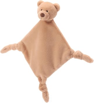 Apricot Lamb Square Bear Cute Comforter Plush Security Blanket Lovey 13