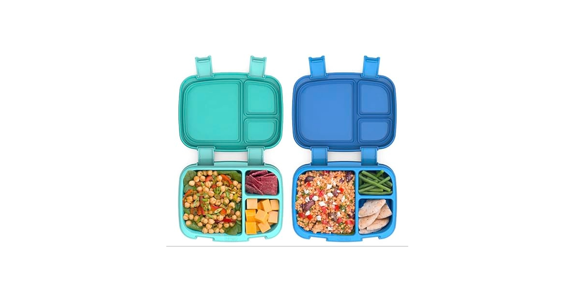 弁当箱・水筒 bentgo Fresh 2 PACK LUNCH BOX SET Amazon.com: Bentgo Fresh (Blue/Green 2 PACK) - New